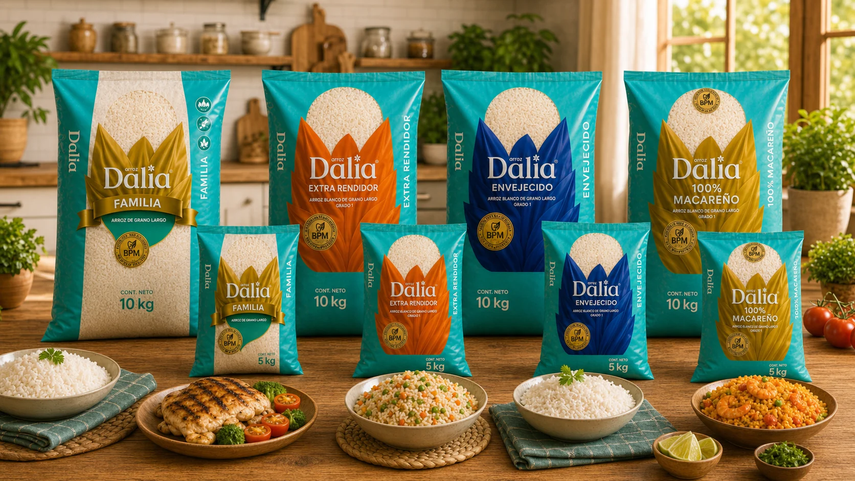 Familia de productos Arroz Dalia